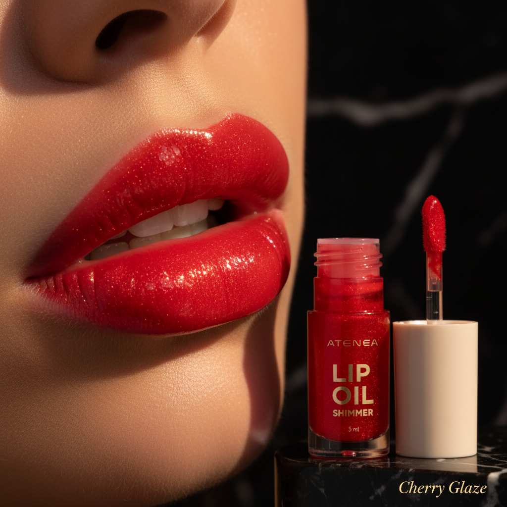 Cherry Glaze - Labios primer plano